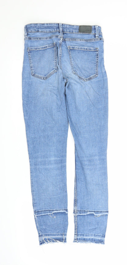 Womens UK Size 6 Sinsay Regular Fit Boyfriend Blue Jeans