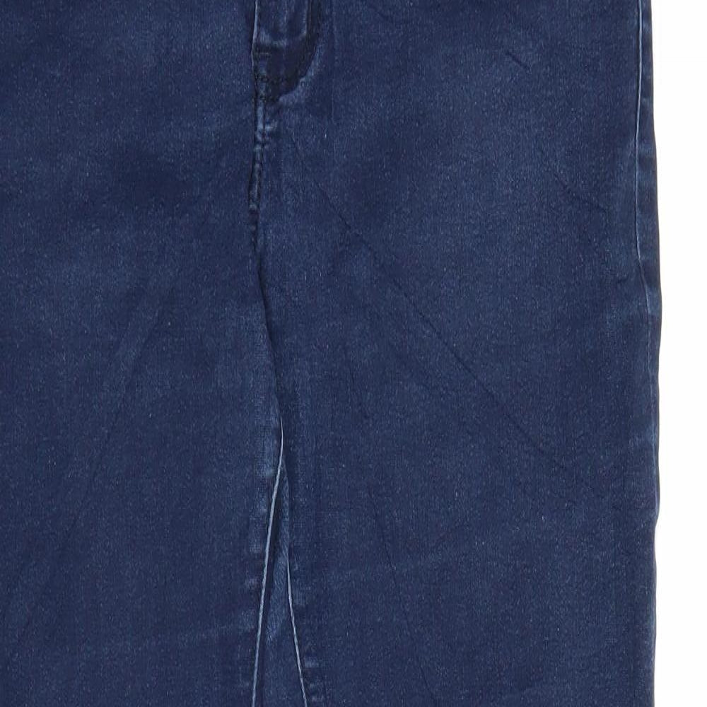 Slolo Womens Blue  Denim Jegging Jeans Size M L27 in
