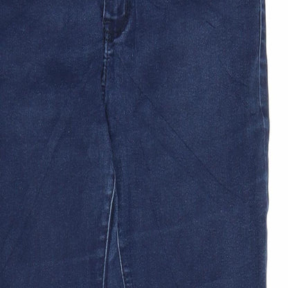 Slolo Womens Blue  Denim Jegging Jeans Size M L27 in