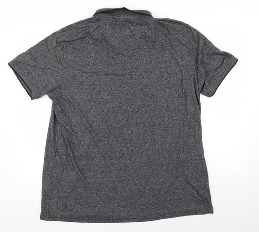 Asda George Mens Black    Polo Size 2XL