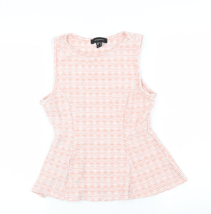 Primark Womens Pink Geometric  Basic Tank Size 10
