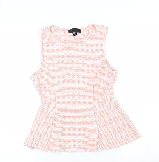 Primark Womens Pink Geometric  Basic Tank Size 10