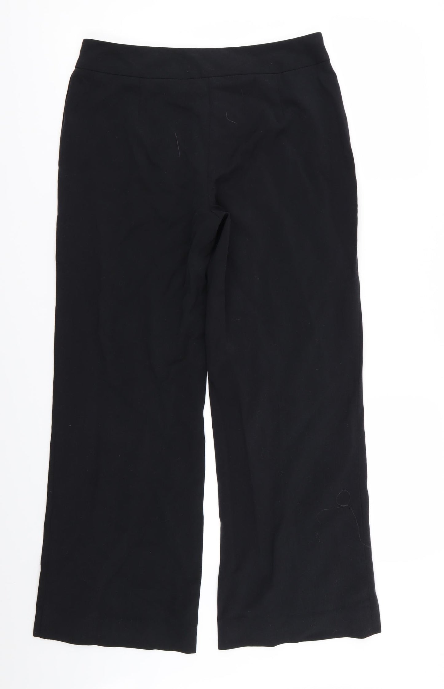 m&s Womens Black   Trousers  Size 10 L28 in