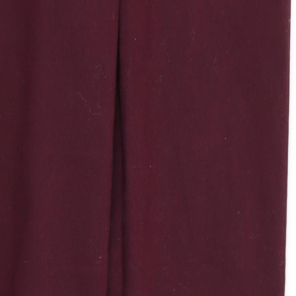 Womens UK Size 8 DENIM AND CO Regular Fit Skinny Red Jeans