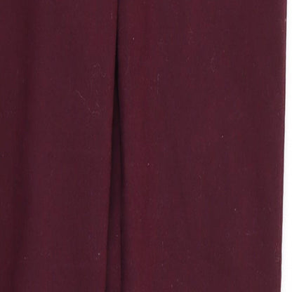 Womens UK Size 8 DENIM AND CO Regular Fit Skinny Red Jeans