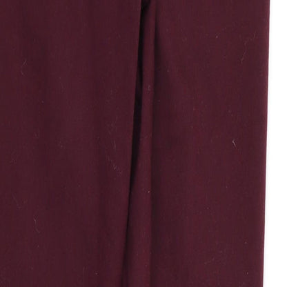 Womens UK Size 8 DENIM AND CO Regular Fit Skinny Red Jeans