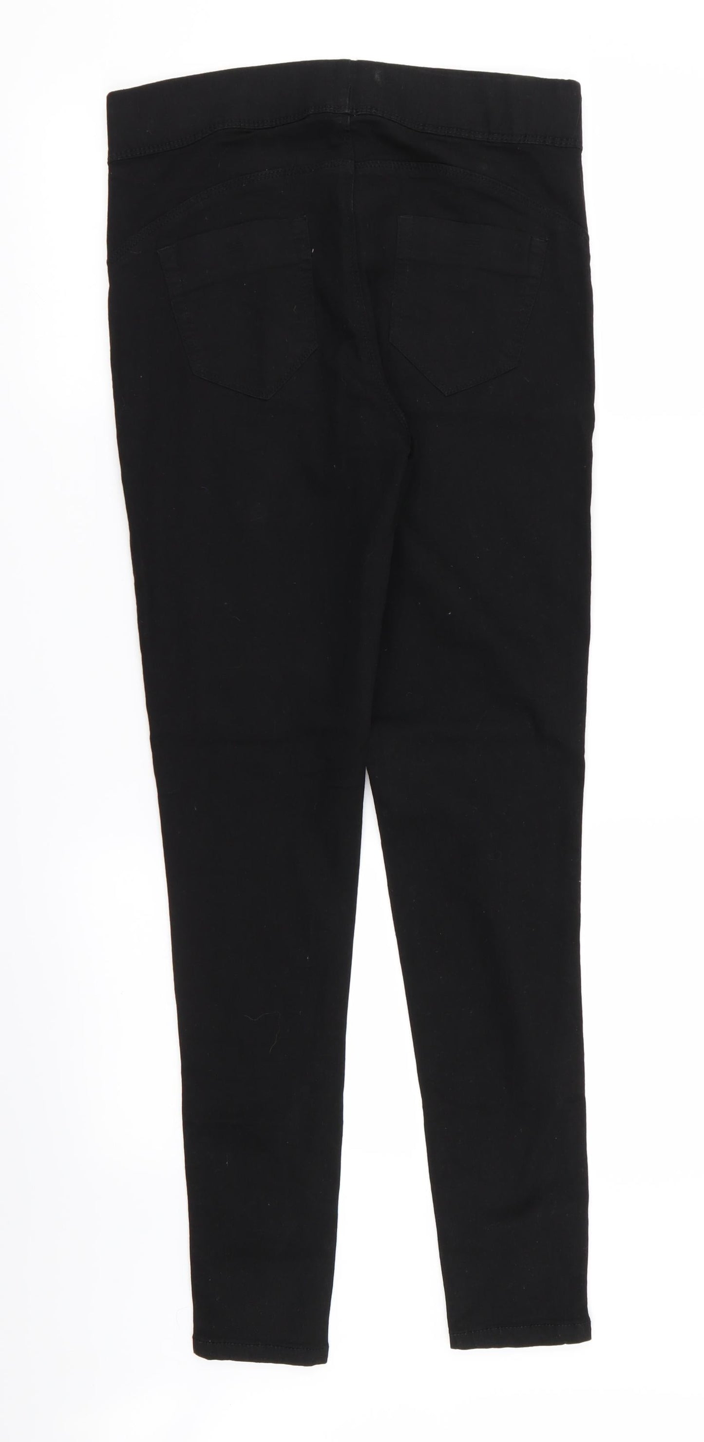 Womens UK Size 12 DENIM AND CO  Jegging Black Leggings