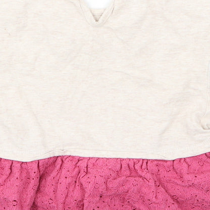 Matalan Girls Beige   Fit & Flare  Size 9-12 Months