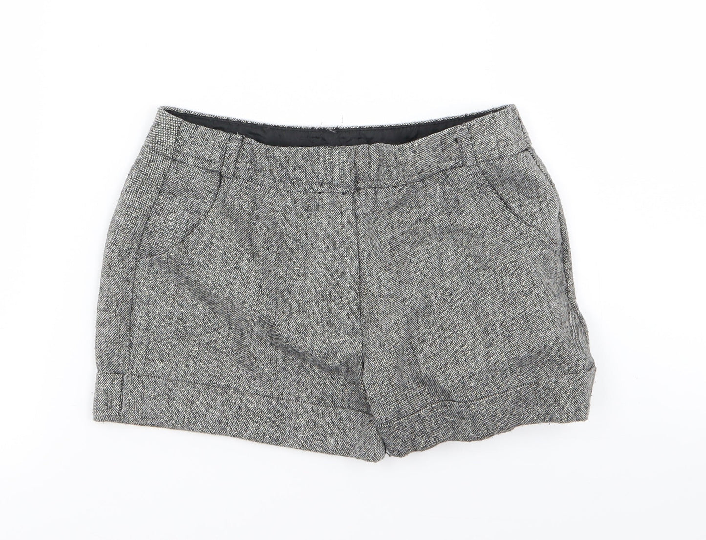 Asda George Girls Grey   Hot Pants Shorts Size 6-7 Years