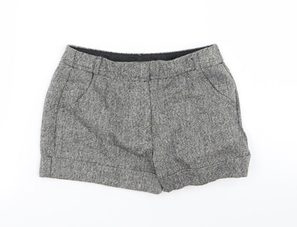 Asda George Girls Grey   Hot Pants Shorts Size 6-7 Years