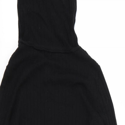 BLING Womens Black   Basic T-Shirt Size XL