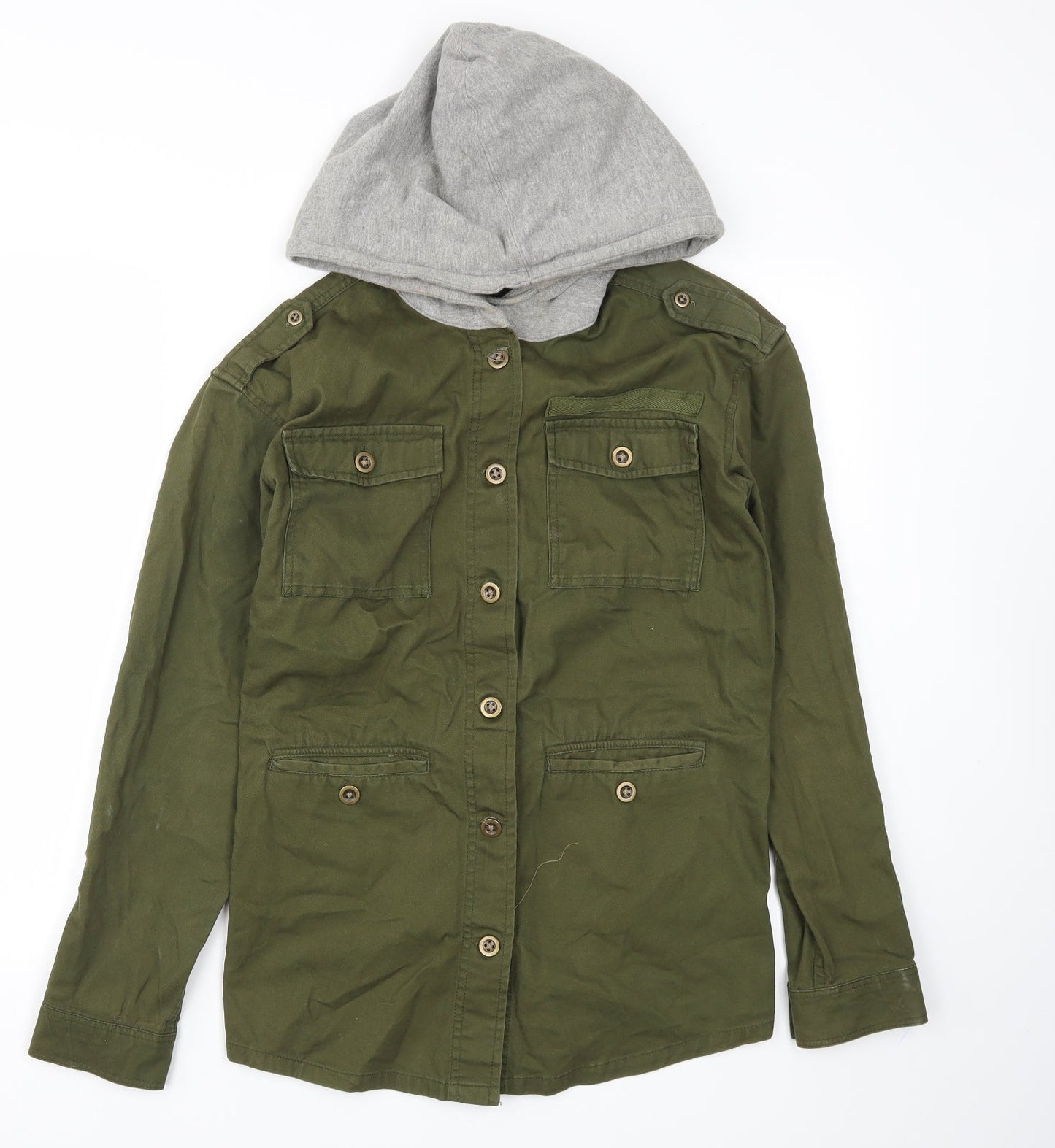 Womens UK Size 8 H&M Green Jacket