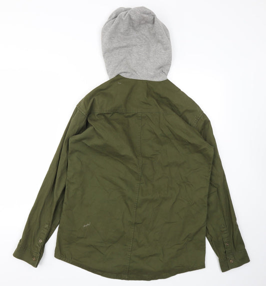 Womens UK Size 8 H&M Green Jacket