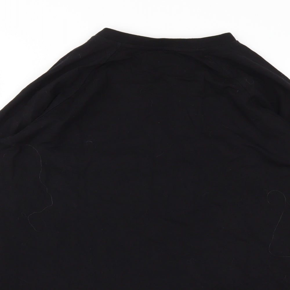 Virgin Atlantic Mens Black    T-Shirt Size M