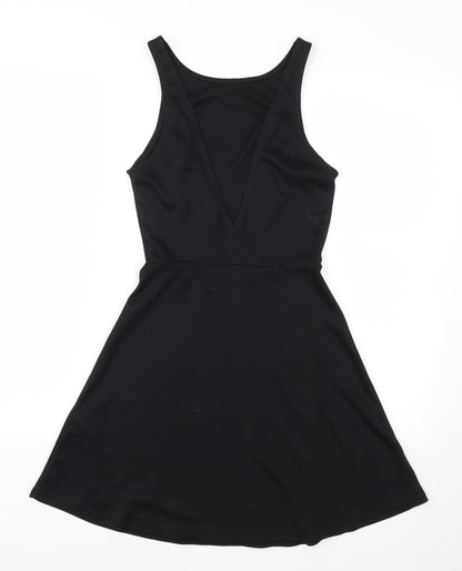 H&M Womens Black   Fit & Flare  Size 4