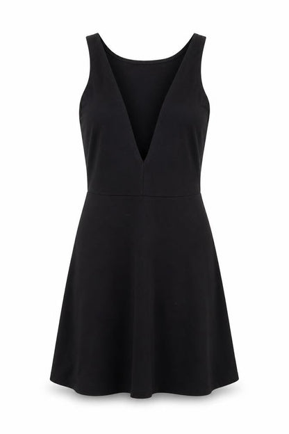 H&M Womens Black   Fit & Flare  Size 4