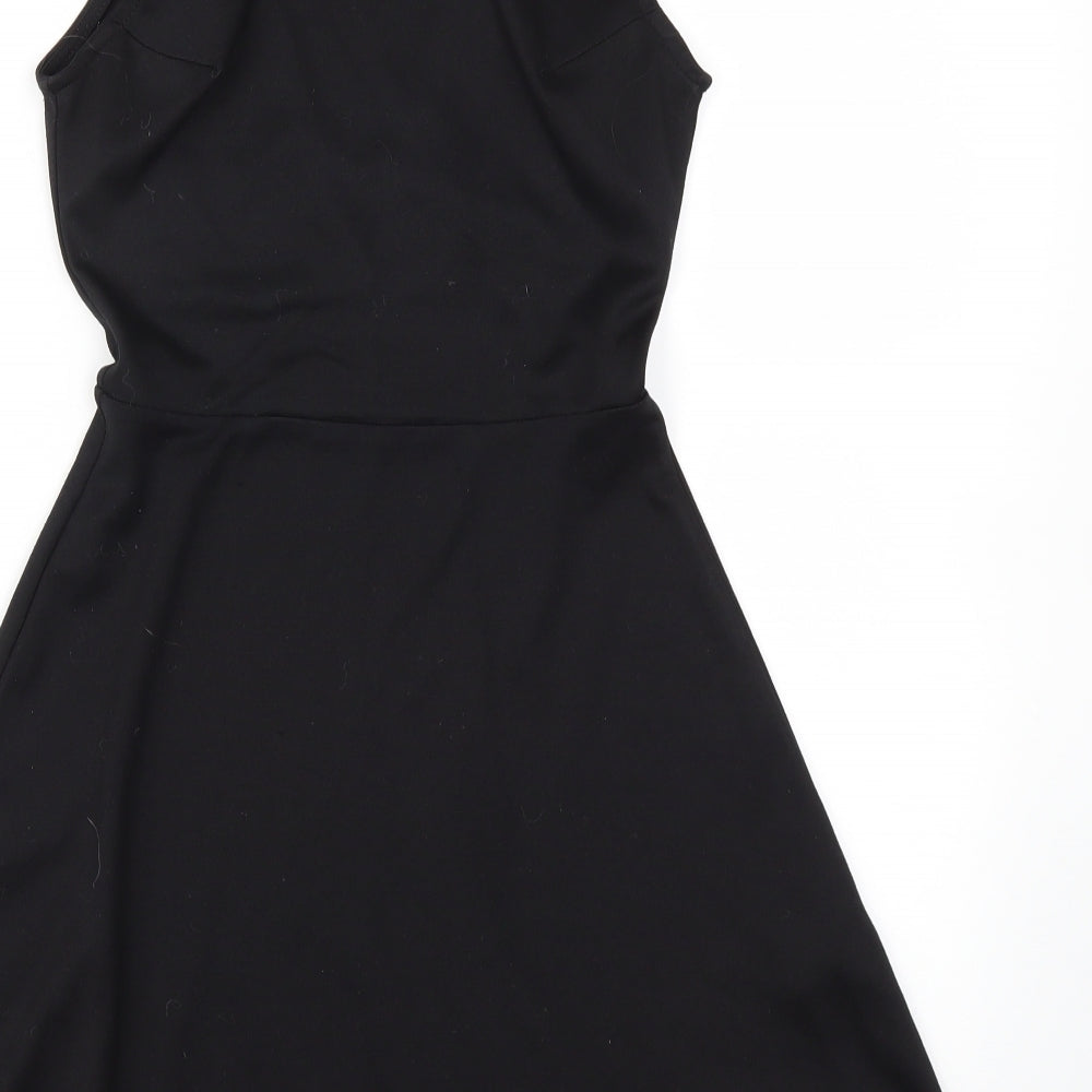 H&M Womens Black   Fit & Flare  Size 4
