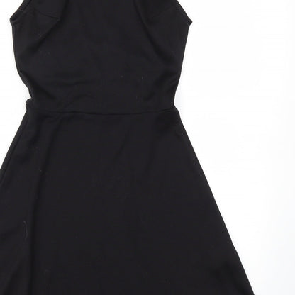 H&M Womens Black   Fit & Flare  Size 4