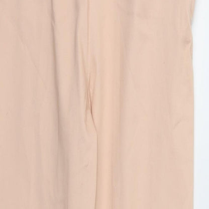 Womens UK Size 10 H&M Regular Fit  Pink Trousers
