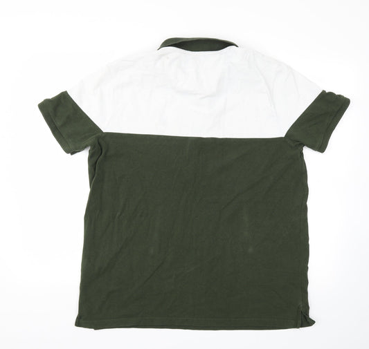 Burton Menswear Mens Green    Polo Size L