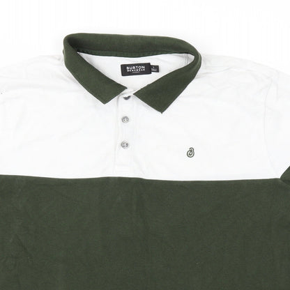 Burton Menswear Mens Green    Polo Size L