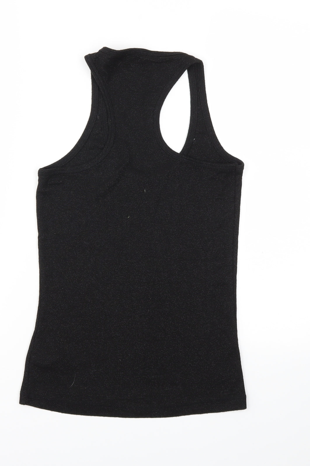 Womens UK Size 8 Dorothy Perkins Black Basic Tank