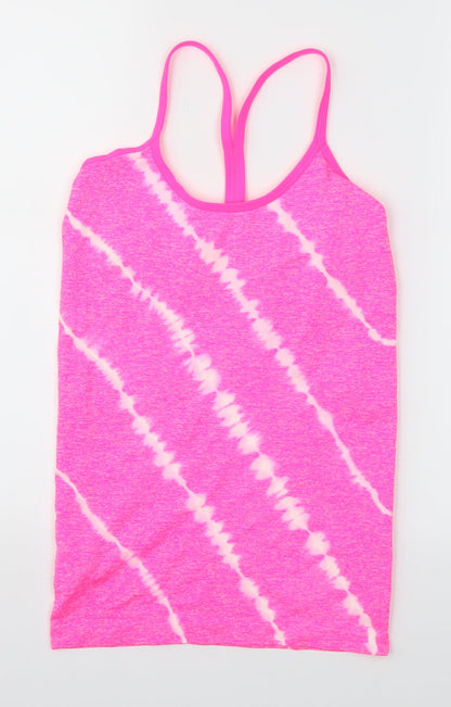work out Womens Pink   Basic Tank Size 8