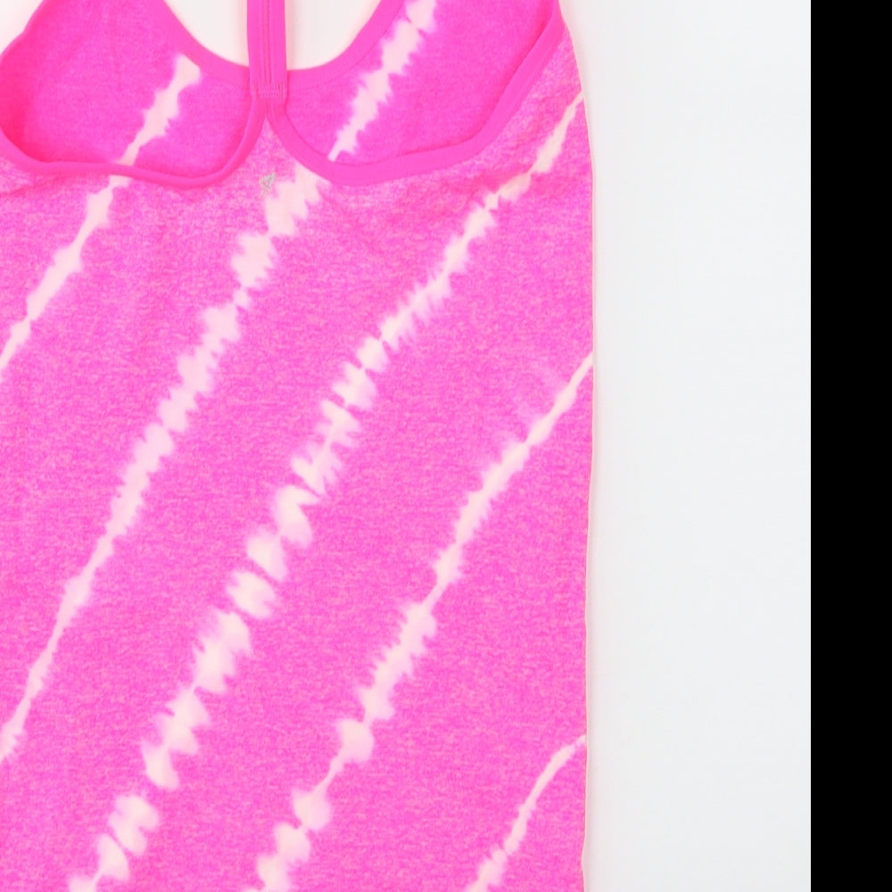 work out Womens Pink   Basic Tank Size 8