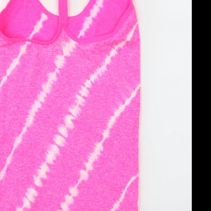 work out Womens Pink   Basic Tank Size 8