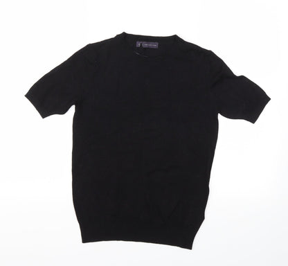 Womens UK Size 6 M&S Black Basic T-Shirt