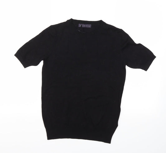 Womens UK Size 6 M&S Black Basic T-Shirt