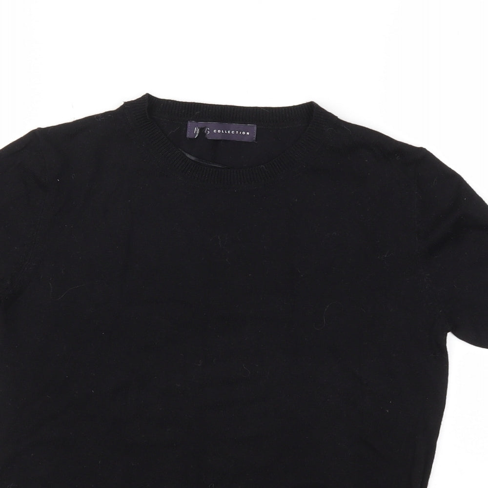Womens UK Size 6 M&S Black Basic T-Shirt