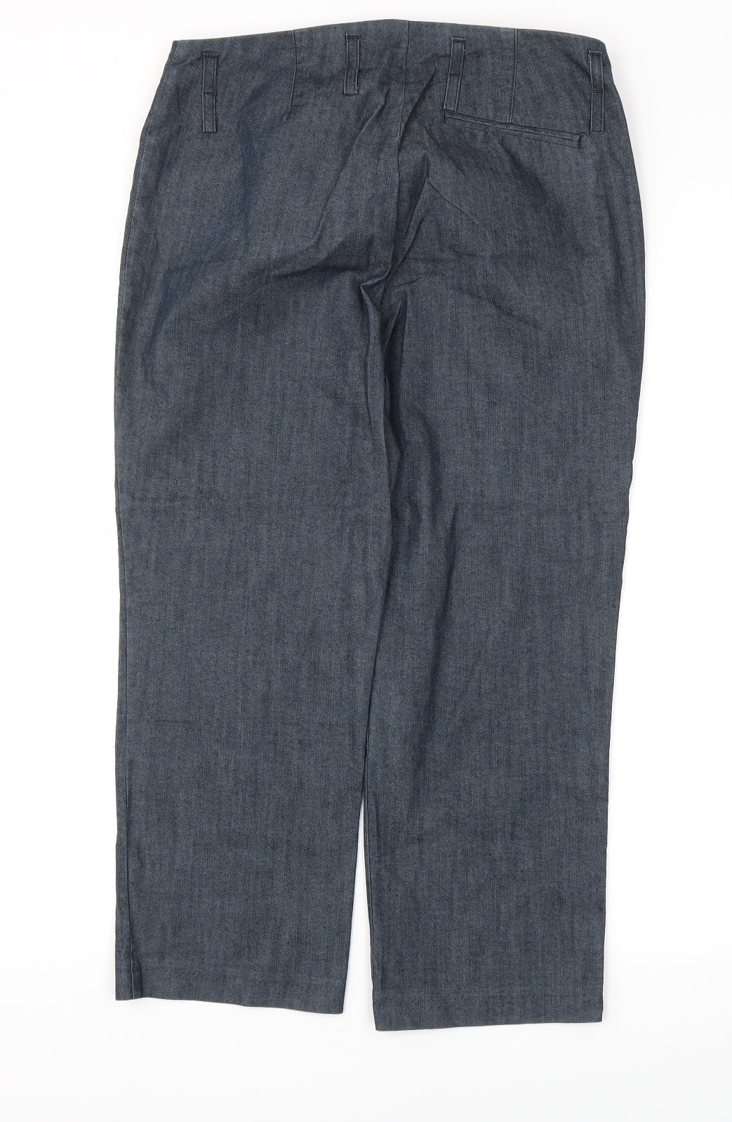 Womens UK Size 12 M&S Relaxed Fit  Grey Trousers
