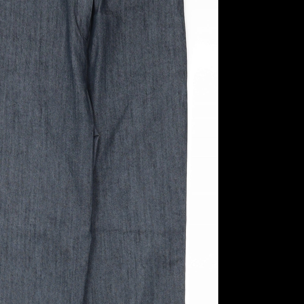 Womens UK Size 12 M&S Relaxed Fit  Grey Trousers