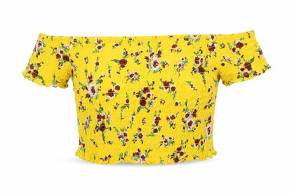 Womens UK Size 8 Primark Yellow Basic T-Shirt