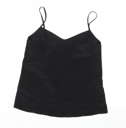 Miss Selfridge Womens Black Houndstooth  Basic Blouse Size 6