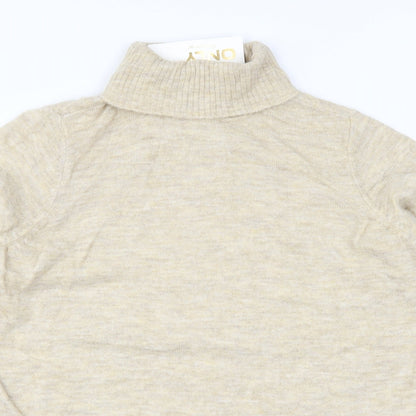 Only Womens Beige   Pullover Jumper Size L