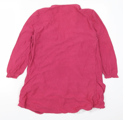 NEXT Womens Pink Floral  Cardigan Jumper Size 10  - Cardigan and Top All in One