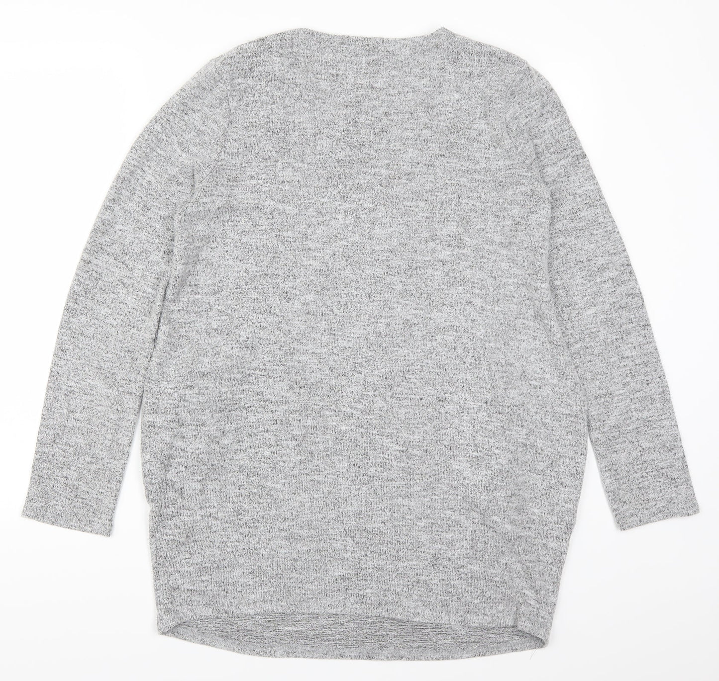 Preworn Womens Grey   Jumper Dress  Size 10