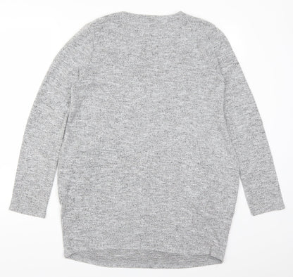 Preworn Womens Grey   Jumper Dress  Size 10