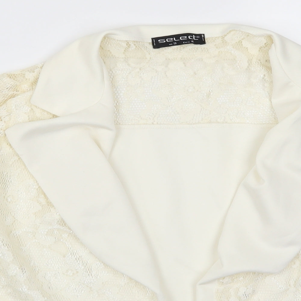 Womens UK Size 16 Select Beige Jacket