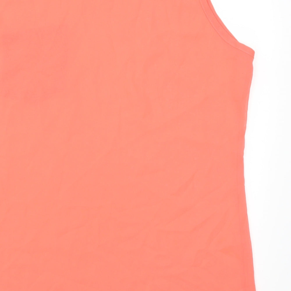 Select Womens Pink   Basic Tank Size 14