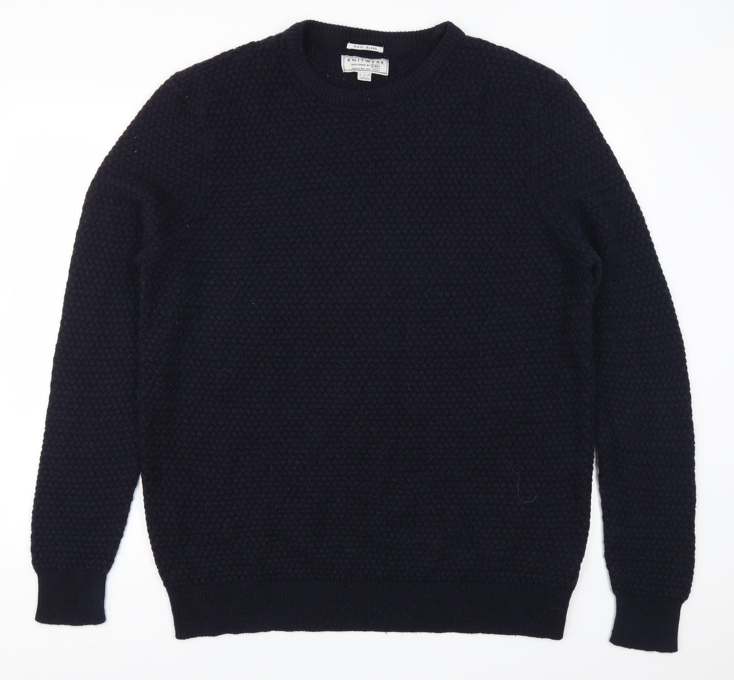 F&F Mens Blue   Pullover Jumper Size 2XL