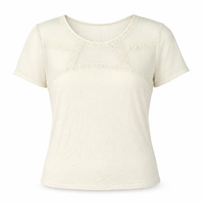 H&M Womens Beige   Basic T-Shirt Size S