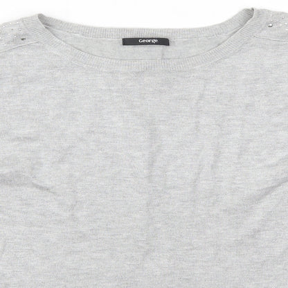 George Womens Grey   Pullover Jumper Size 12