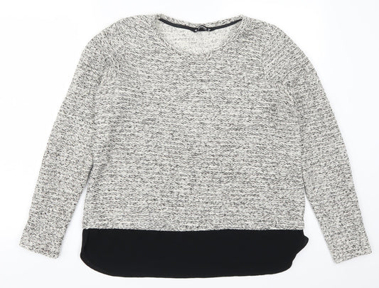Dunnes Womens Grey   Pullover Jumper Size M
