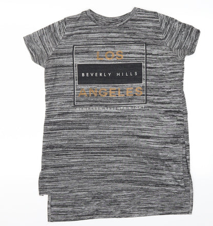 Womens UK Size 12 Atmosphere Grey Basic T-Shirt
