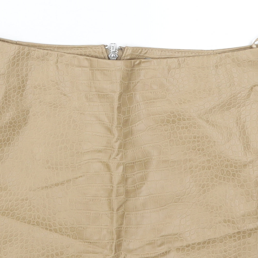 Primark Womens Brown   A-Line Skirt Size 10