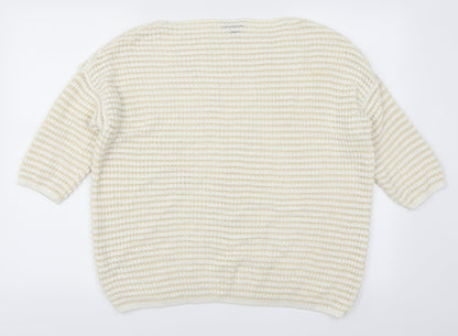 Topshop Womens Beige   Pullover Jumper Size 10