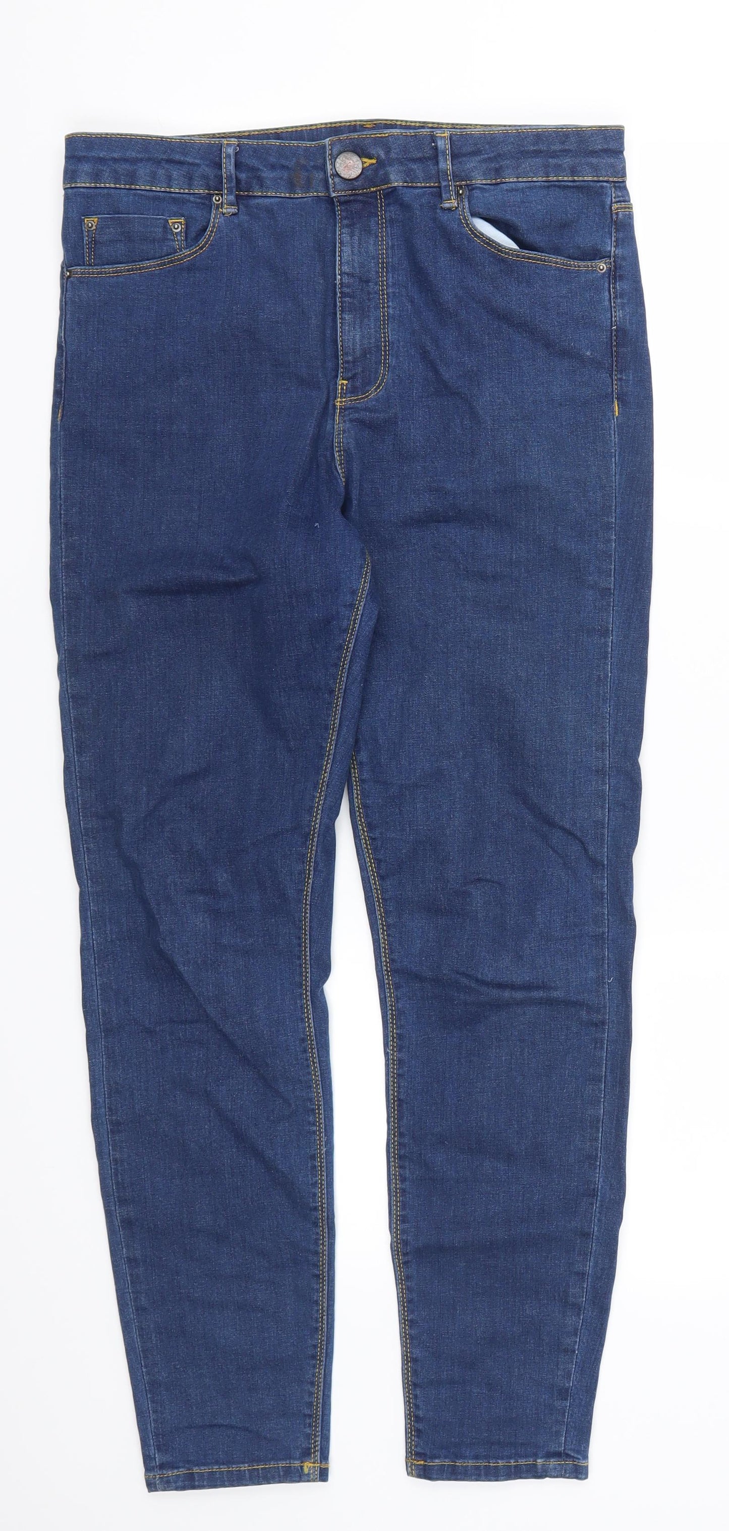 ASOS Womens Blue  Denim Skinny Jeans Size 30 in L26 in